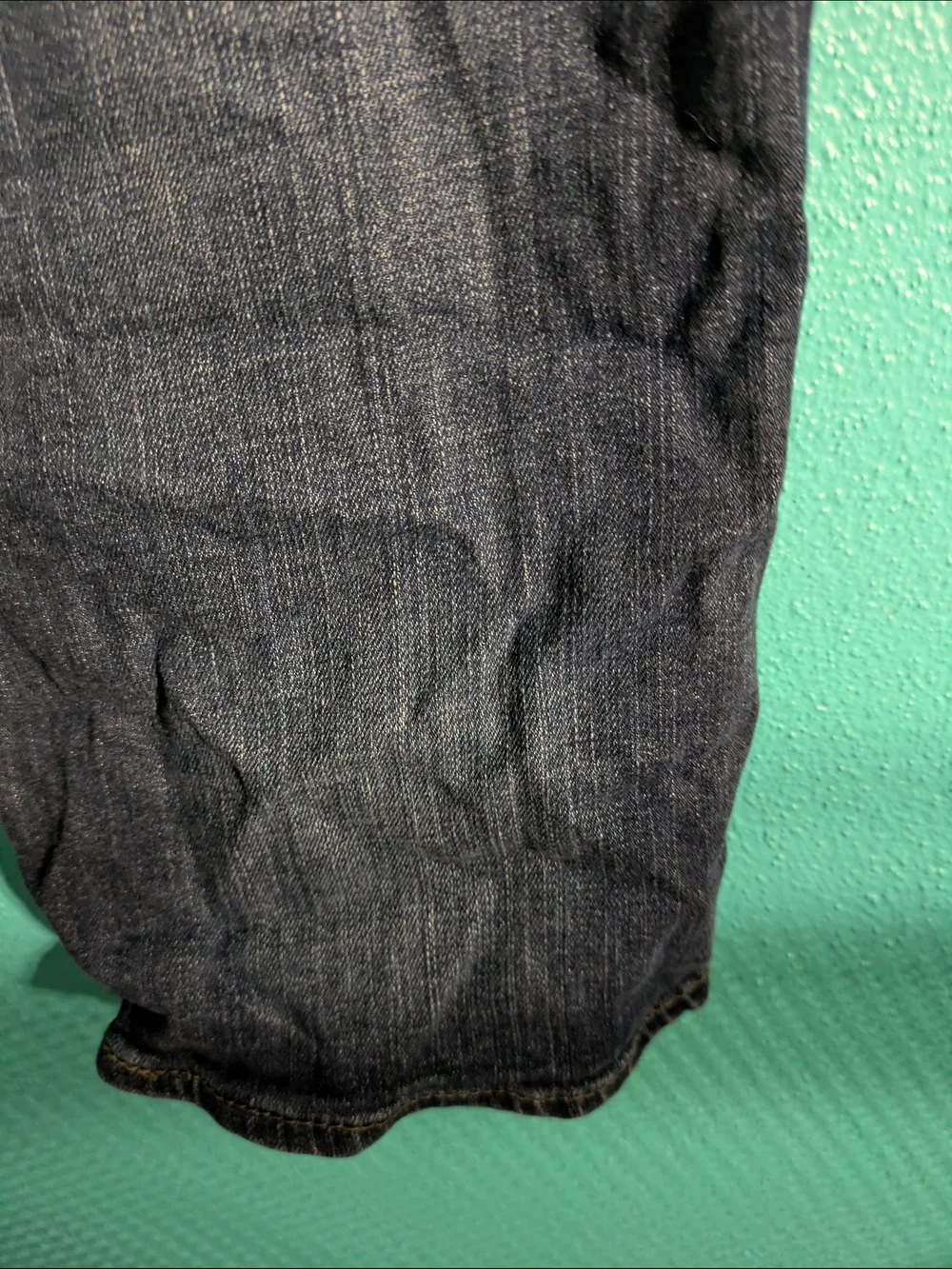 Classic Men's Dark Blue Denim Jeans